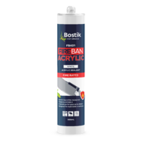 Bostik Fireban Acrylic cartridge 300ml WHITE