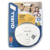 9V Battery Ionisation Smoke Alarm With Hush Button
