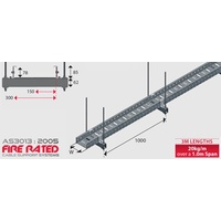 Fire Rated Cable Tray - 150mm x 78mm x3mL- 20kg/m
