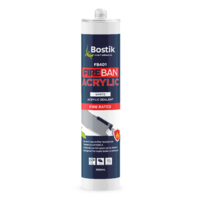 Bostik Fireban Acrylic cartridge 300ml WHITE