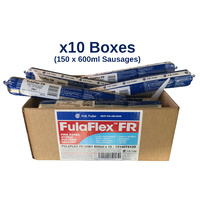 FulaFlex FR Hybrid Polymer Fire Rated Sealant 10 (ten) BOXES of 15 Grey 600ml