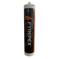 Trafalgar FyrePex HP Intumescent BLACK Sealant - 310ml CARTRIDGE