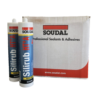 Soudal Silirub HTA Acetic Cure box of 15 Cartridges