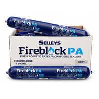 Selleys Fireblock PA fire rated Box of 12 - 600ml Polyurethane Modified Acrylic Sausages