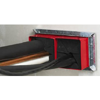 Trafalgar Fyreclamp DOUBLE 200mm x 100mm. (Fire Rated Service Transits)