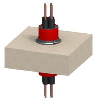 Trafalgar Fyreclamp ROUND 100mm (Fire Rated Service Transits)