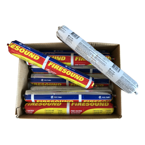 HB Fuller Firesound Sealant  Grey Box of 15 600ml Sausage