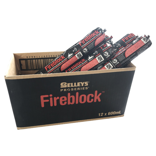 Selleys Fireblock 600ml Sausage BOX of 12