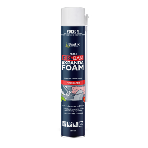Bostik Fireban Expanda Foam LARGE 750ml self expanding polyurethane foam