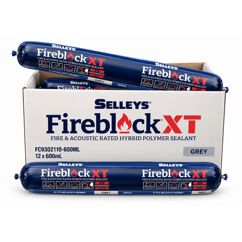 Selleys fireblock XT high UV resistant fire rated sealant box of 12