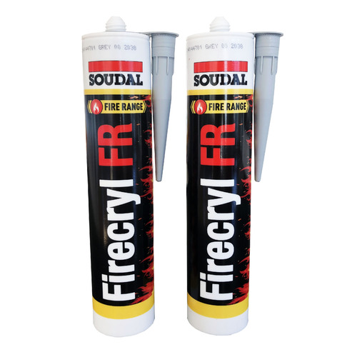 Soudal FIRE CRYL FR fire resistant hybrid polymer sealant 310ml Single Cartridge 