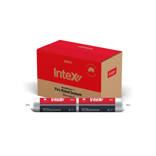 Intex BlazeBlocker FR2 fire rated sealant 600ml Sausage - GREY Box of 20 