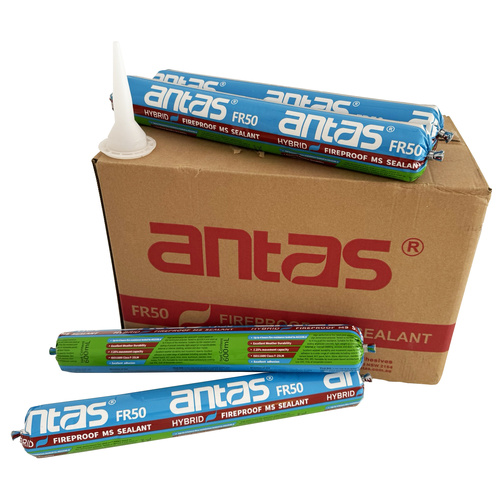 Antas FR50 Hybrid fireproof (modified silane) sealant Box of 20 600ml Sausage